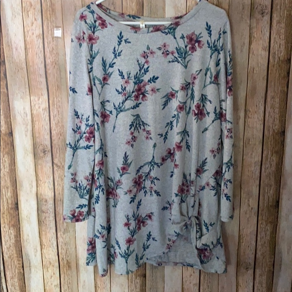 Floral sweater